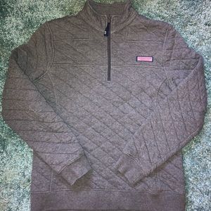 Grey Quilted Vineyard Vines Shep Shirt